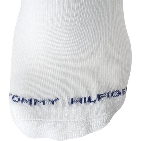Tommy Hilfiger Men's 6-Pack Athletic Cushion No Show White Ankle Socks Sz: 9-11 - Picture 4 of 6